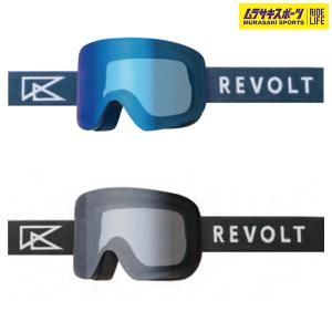 スノーボード ゴーグル REVOLT リボルト Frameless 22-23モデル ムラサキスポーツ JJ D5