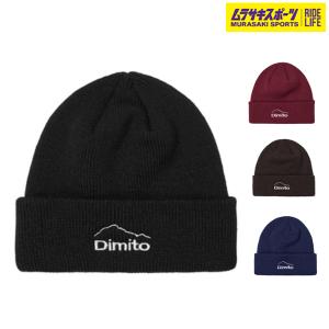 スノーボード ビーニー DIMITO ディミト MT-LOGO-KNIT-BEANIE ユニセックス 22-23モデル ムラサキスポーツ JJ I14｜murasaki