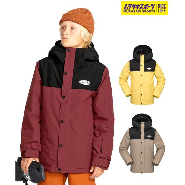 VOLCOM ボルコム スノーボード ウェア ジャケット キッズ ユース ジュニア JK STONE...