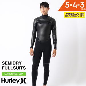 Hurley ハーレー ADVANTAGE MAX 5mm×4mm×3mm JCV1606 メンズ ウェットスーツ セミドライ ムラサキスポーツ JJ I5