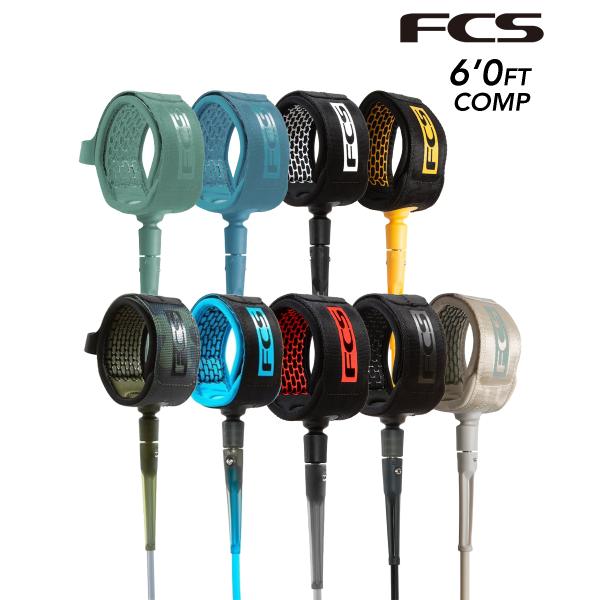 FCS エフシーエス ESSENTIAL LEASH エッセンシャル 6feet COMP サーフィ...
