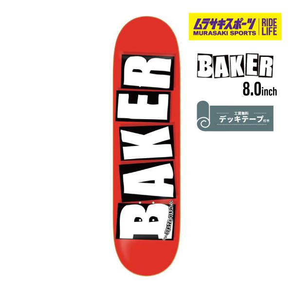 BAKER ベイカー 8.0インチ BRAND LOGO 03-01-0350 スケートボード デッ...