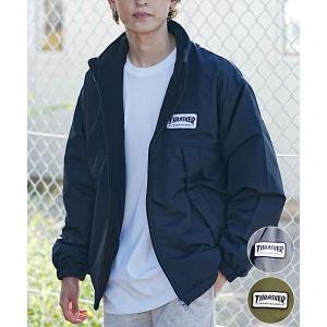 【ムラサキスポーツ別注】THRASHER/スラッシャー メンズ リバーシブルジャケット ナイロン/フリース 23MS-JKT1｜murasaki