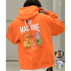 TOY MACHINE/トイマシーン パーカー プルオーバー スウェット バックプリント 裏起毛 MTMFDSW7 ムラサキスポーツ別注｜murasaki