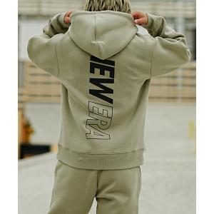 NEW ERA/ニューエラ PA TECH SWEAT POH VERTICAL LOGO パーカー 13944294 ムラサキスポーツ別注の商品画像