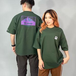 Columbia コロンビア PM0270 メンズ 半袖 Tシャツ ユニセックス バックプリント JJ1 C22