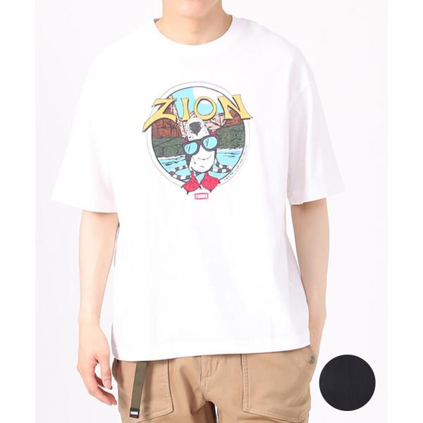 CHUMS チャムス Oversized ZION Souvenir CHUMS T-Shirt D...