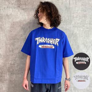 THRASHER スラッシャー NO PARKING THMM-005 メンズ 半袖 Tシャツ カットソー ムラサキスポーツ限定 KK1 C21｜murasaki