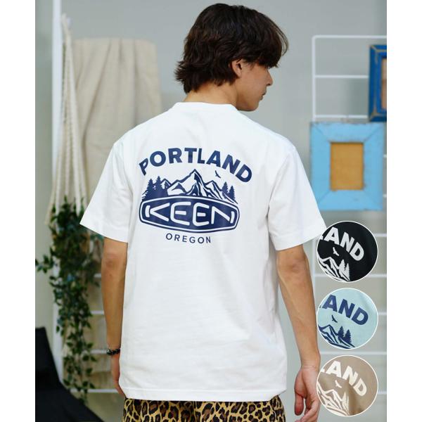 【ムラサキスポーツ限定】KEEN キーン メンズ Tシャツ 半袖 バックプリント ロゴ 102989...