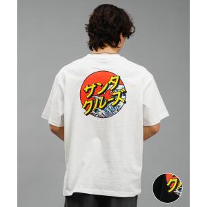 SANTACRUZ サンタクルーズ メンズ 半袖 Tシャツ バックプリント カタカナ ムラサキスポーツ限定 502241415｜murasaki