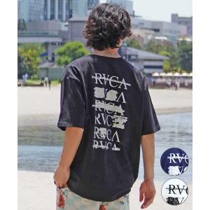 RVCA ルーカ メンズ 半袖 Tシャツ コットンTee バックプリント オーバーサイズ BE04A-231｜murasaki