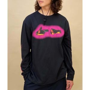 VOLCOM/ボルコム メンズ ロゴT スリーブプリント クルーネックコットンロンTee AF632306｜murasaki