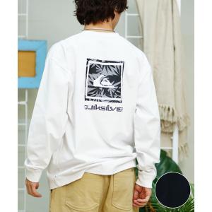 QUIKSILVER クイックシルバー メンズ ロンTEE ルーズシルエット スクエアロゴ QLT241621M ムラサキスポーツ別注｜murasaki