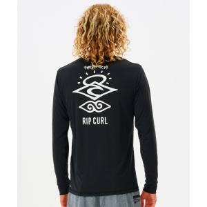 RIPCURL リップカール 12DMRV メンズ ラッシュガード 長袖 UVカット 水陸両用 ユーティリティ ラッシュTシャツ 速乾 KX1 D23｜murasaki