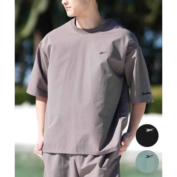 Reebok リーボック 水着 ラッシュガード 半袖 Tシャツ メンズ オーバーサイズ 水陸両用 U...