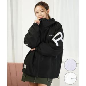 RVCA ルーカ FAKE RVCA JACKET レディース ナイロンジャケット ロゴ バックプリント BE043-753の商品画像