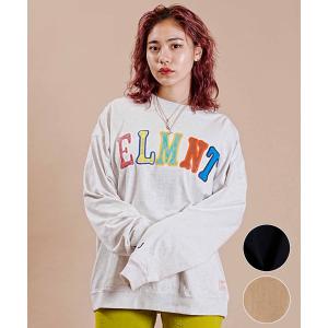 ELEMENT/エレメント RIBED LS WOMEN レディース スウェット トレーナー BD024-083｜murasaki