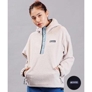 columbia/コロンビア HELVETIA HOODIE レディース ジャケット 裏起毛 ルーズシルエット ボアジャケット AR9004｜murasaki