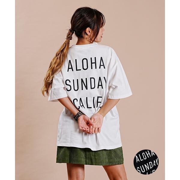 ALOHA SUNDAY/アロハサンデー デザインTシャツ 半袖 AS-MS-003 ムラサキスポー...