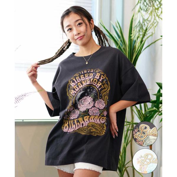 BILLABONG ビラボン GRAPHIC TEE レディース 半袖Tシャツ ルーズシルエット B...