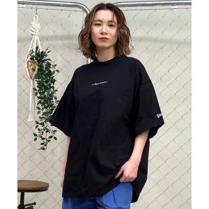 NEW ERA ニューエラ レディース オーバーサイズTシャツ 刺繍ロゴ 14121860｜murasaki