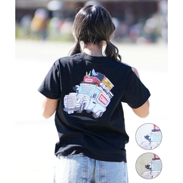 CHUMS Go Outdoor Pocket T-Shirt レディース 半袖Tシャツ ポケット ...