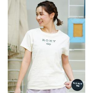 ROXY ロキシー レディース 半袖 Tシャツ ブランドロゴ ワンポイント RST242619T｜murasaki