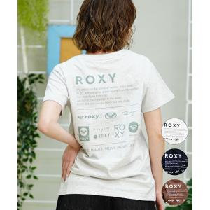 ROXY ロキシー レディース 半袖 Tシャツ バックプリント ブランドロゴ RST242625T｜murasaki