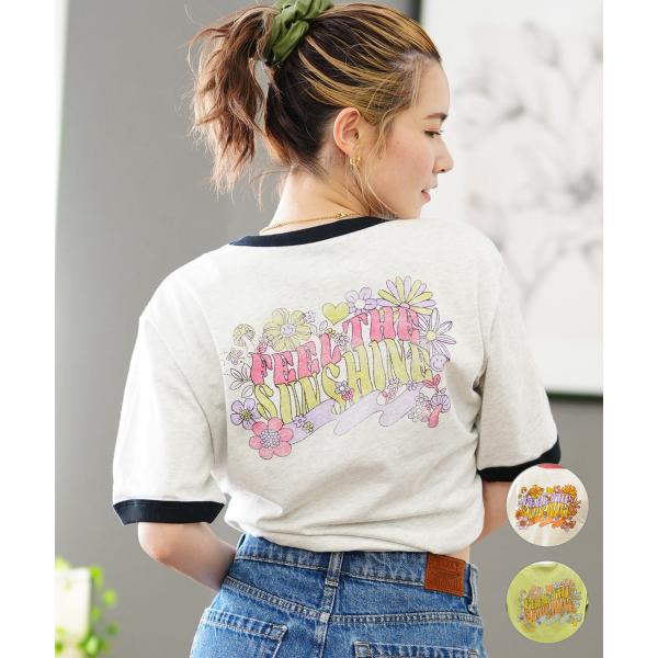 ROXY ロキシー レディース 半袖 Tシャツ バックプリント クルーネック RST242648T