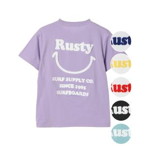 RUSTY/ラスティー DTEE 964506 キッズ 半袖Tシャツ｜murasaki