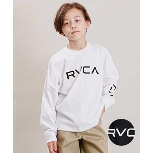 RVCA/ルーカ RVCA BALANCE LT キッズ ジュニア 長袖 Tシャツ ロンT 背中 腕 ロゴ BD046-064｜murasaki