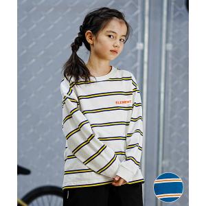 ELEMENT エレメント STRAIGHT LS YOUTH キッズ ロングTシャツ 長袖 ボーダー スケートボード BE025-058｜murasaki