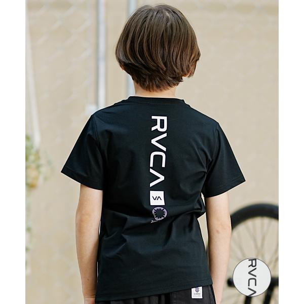 RVCA ルーカ キッズ ラッシュガード Tシャツ 半袖 バックプリント ユーティリティ 水陸両用 ...