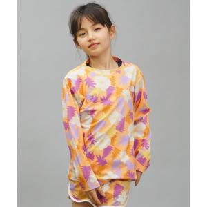 THE NORTH FACE ザ・ノース・フェイス キッズ ラッシュガード Tシャツ 長袖 水陸両用 UVカット NTJ12443 BA｜murasaki