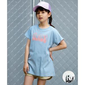 ROXY ロキシー MINI HUGGABLE ミニ ハガブル キッズ Tシャツ ワンピース ロゴ TST241119｜murasaki