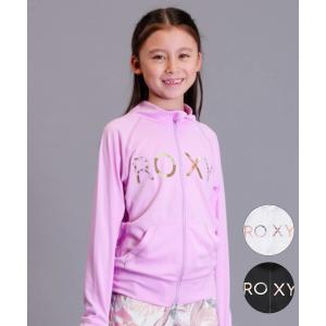 ROXY ロキシー TLY231108 キッズ ユース ガールズ ラッシュガード 長袖 ジップアップ UVカット 水陸両用 KX1 E18｜murasaki