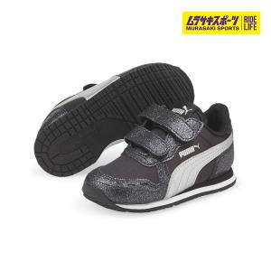 PUMA/プーマ Cabana Racer Glitz V Inf カバナ レーサー グリッツ キッズ スニーカー ベルクロ 370986 10