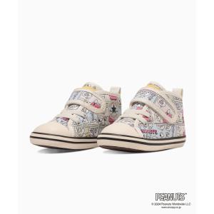 CONVERSE コンバース BABY ALL STAR N PEANUTS CP V-1 キッズ ベビー スニーカー スヌーピー 37303050｜murasaki