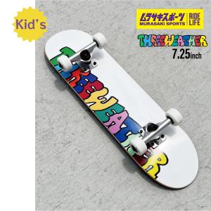 THREE WEATHER スリーウェザー 7.25インチ SBMR2305 KK H8 スケボー 子供 スケートボード キッズ コンプリート｜murasaki