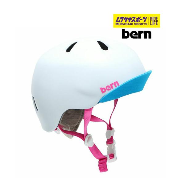 BERN バーン ヘルメット キッズ ジュニア スケートボード BMX 自転車 NINA SWHT