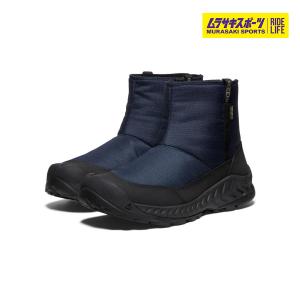 KEEN/キーン メンズ フッドネクシス プルオン ウォータープルーフ 防水ウインターブーツ ネイビー 1027993｜murasaki