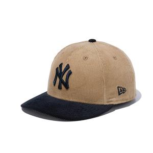 NEW ERA ニューエラ LP 59FIFTY 2-Tone Corduroy コーデュロイ ニューヨーク ヤンキース ベージュ ネイビーバイザー 13327783 キャップ JJ3 K10