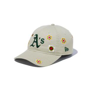 NEW ERA/ニューエラ キャップ 9TWENTY MLB Flower Embroidery オークランド・アスレチックス 13751065｜murasaki