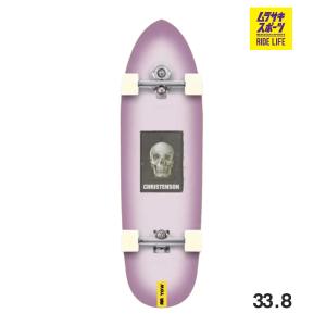 YOW ヤウ サーフ スケートボード コンプリート 33.7inch HOLE SHOT 22-S ムラサキスポーツ