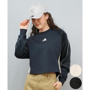 adidas（アディダス） レディース W CROP HZ SWEAT(SK) スウェット