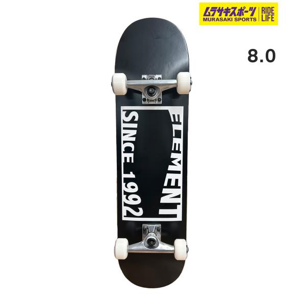 ELEMENT エレメント スケートボード コンプリート 8.0inch  LABEL ムラサキスポ...