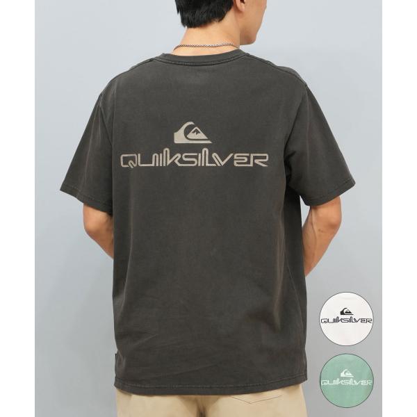 QUIKSILVER クイックシルバー 半袖 Tシャツ メンズ ロゴ フロントプリント バックプリン...