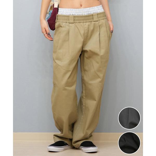 Dickies/ディッキーズ レディース ウエストタグレイヤードチノパンツ 81120500