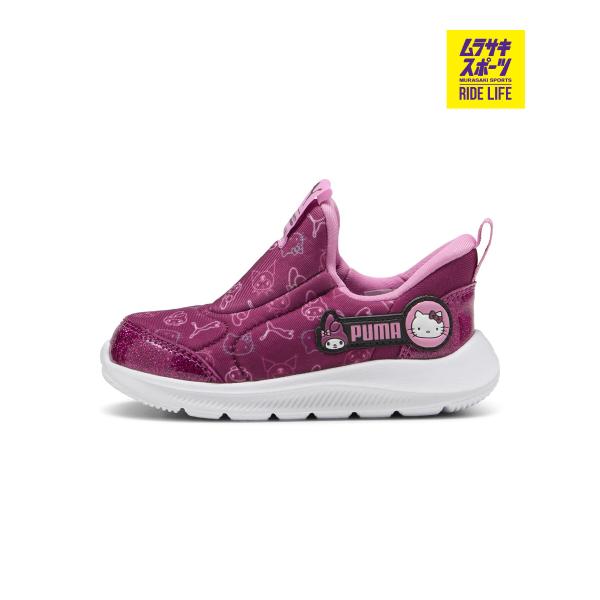 PUMA プーマ スニーカー キッズ ベビー ハローキティ ファンレーサー 2 イーズイン HK&amp;F...