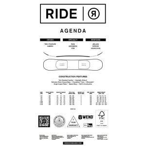 RIDE ライド スノーボード 板 メンズ A...の詳細画像2